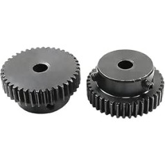 Stirnrad 1M 22 Zähne Motorzahnrad 1 Modul Zahnstange 45# Stahl Teilung Getriebe Zahnradaufnahme Bohrung 6mm 8mm 10mm(6mm,16pcs 1M 22 Teeth)