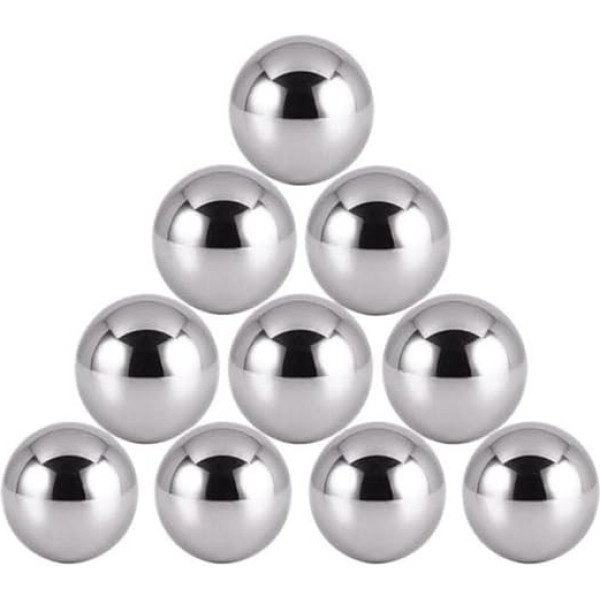 Generisch lodīšu gultņu lodītes, precīzijas lodītes, 304 nerūsējošā tērauda lodītes, gultņu lodītes, diametrs 6 mm (100 gab.)