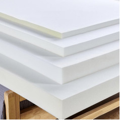 Hochwertige Schaumstoffpolsterung mit hoher Dichte, fester Polsterschaum für Sofa, Sessel, Gartenbank und Heimdekoration, 10 cm dick, 30 x 30 cm, ideal für Kissen und Komfort