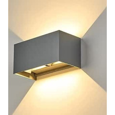 20 W LED sienas lampas iekštelpu/āra gaismām uz augšu un uz leju regulējams gaismas staru kūlis sienas apgaismojums ūdensizturīgs IP65 āra sienas lampas sienas apgaismojums sienas apgaismojums