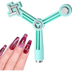 Gel-Nagel-Werkzeuge, tragbar, rutschfest, verstellbar, dreieckig, für Zuhause, Zuhause, Wohnheim, Salon, Reisen, Alltag, Dating, Damen, Erwachsene, Anfänger, Experten