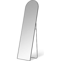 Amazon Basics melns stāvspogulis 150cm x 41cm