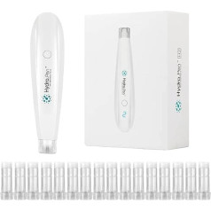Hydra Pen H2 Microneedle Pen, profesionāls hialuronpiena serums Derma Jet Pen seruma aplikators personīgai lietošanai mājās ar 22 rezerves kārtridža adatām