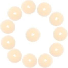 Hochsteckfrisuren Maker 12 Stück Große Haarknoten Donuts Beige 9cm Haaraccessoires für Frauen und Teenager Geeignet für Büro und Partys