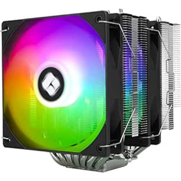 Phantom Spirit 120 SE ARGB CPU dzesētājs, dubultā torņa tipa ar 7 siltumcaurulītēm, dubultais TL-C12B V2 PWM ventilators, AM5/AM4, Intel lga1851/1700/115x/1200, 154 mm augsta PC dzesēšana