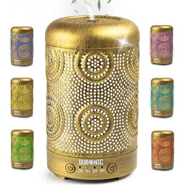 Duronic AD41 Aroma difuzors, difuzors ar 100 ml ūdens tvertni, ēterisko eļļu difuzors, telpas smaržvielas kā gaisa atsvaidzinātājs, smaržu izsmidzinātājs smaržīgai eļļai
