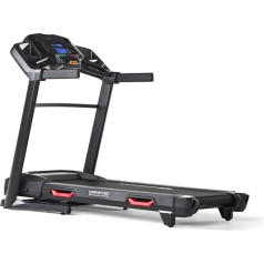Bowflex Treadmill Series elektriskais salokāmais skrejceļš ar Bluetooth FTMS – saderīgs ar JRNY, Zwift un Kinomap, ātrums līdz 20 km/h un motorizēts slīpums ērtam treniņam mājās