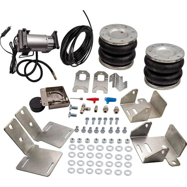Luftfederbälge Kompatibel Mit Ford Für Transit 2001-2017 2018 2019 2020 Luftfederungs-Balg-Set Für Autos, 12V-Luftkompressor, Stoßdämpfer