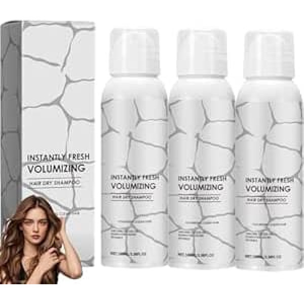 Dry Shampoo zum Auffrischen und Stylen der Haare, Clean Weightless Volume Trockenshampoo Für Frauen, Volumizing Dry Shampoo, Haarpflege Spray ohne Ausspülen, Hinterlässt Ein Sauberes Haargefühl (3PC)