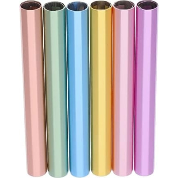 Mikinona 6 Stück Nagelkunst Stiftkappen aus Zinklegierung Lichtundurchlässig Medium Größe 8mm Langlebig und Schützend für Manikürestifte Dekorative Metallkappen für Nailart Zubehör