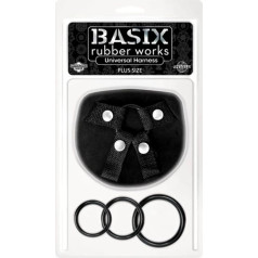 Basix Rubber Works universālais drošības jostas, melna/miesas krāsā