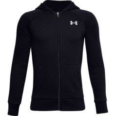 Under Armour UA Y RIVAL COTTON FZ HOODIE 1357613 001 / Melna / M