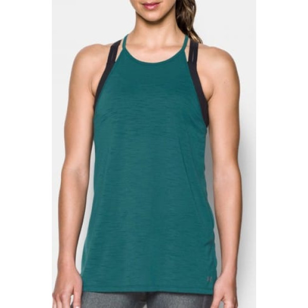 Under Armour T-krekls UA Threadborne Fashion Tank 1300 283 942 / Zila / S