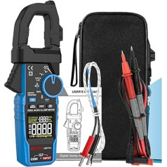 CM87Pro 1000A automātiskais diapazona skavas mērītājs AC DC True RMS NCV Digitālais VFD Amperie kapacitātes K tipa Temp Ohm testeris