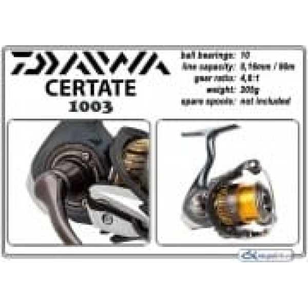 Spole DAIWA Certate - 1003