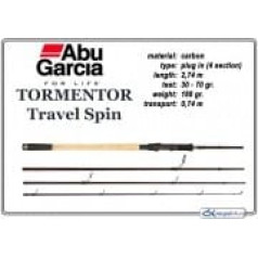 Makšķerkāts ABU GARCIA Tormentor Travel Spin - 2.74. 30-70