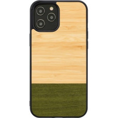 MAN&WOOD case for iPhone 12/12 Pro bamboo forest black