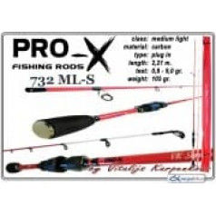 Makšķerkāts PRO-X VK Series 732 ML-S - 221, 0.8-9