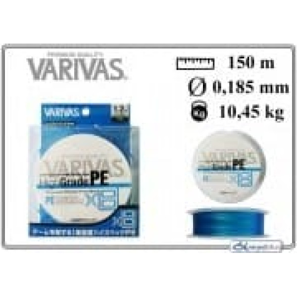 Pītā aukla VARIVAS High GRADE x8 PE - 1.2