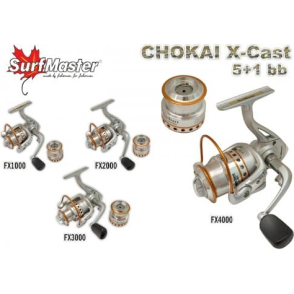 Bezin. spole SURF MASTER «Chokai X-Cast» FX-4000