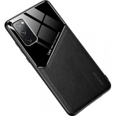 Mocco Lens Leather Back Case Кожанный чехол для Apple Iphone 12 Pro Max Черный