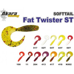 Silikona māneklis AKARA mini SOFTTAIL «Fat Twister ST»