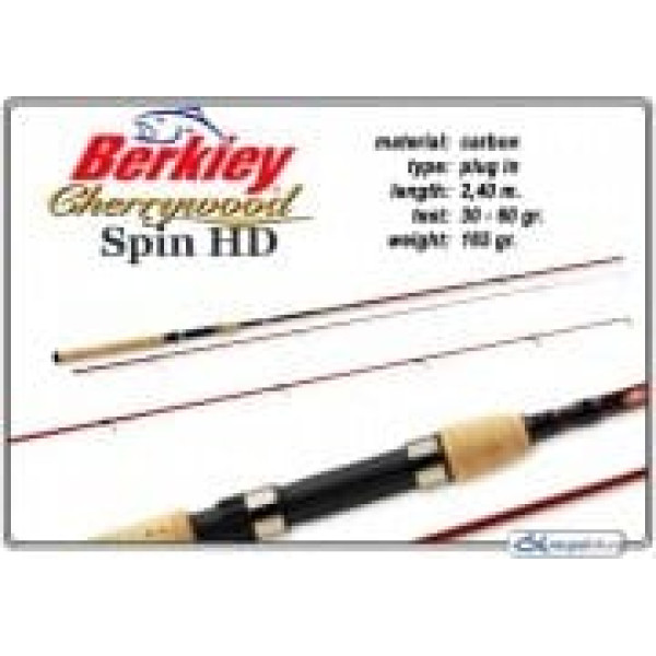 Makšķerkāts BERKLEY CherryWood Spin HD - 240, 30-60