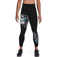 Under Armour Legingi UA Fly Fast Floral 7/8 Tight 1362 207 001 / XL / Melna