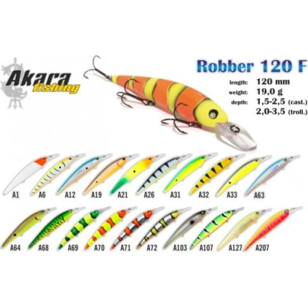 Vobleris AKARA «Robber» 120 F