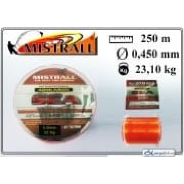 Aukla MISTRALL Admunson SEA 250orange - 0.45