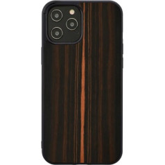 MAN&WOOD case for iPhone 12 Pro Max ebony black