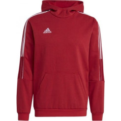 Džemperis adidas TIRO 21 Sweat Hoody GM7353 / Sarkana / XL