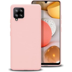 Mocco Liquid Silicone Soft Back Case Aizmugurējais Silikona Apvalks Priekš Samsung Galaxy A42 5G Rozā