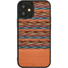 MAN&WOOD case for iPhone 12 mini browny check black