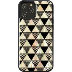 iKins case for Apple iPhone 12 Pro Max pyramid black