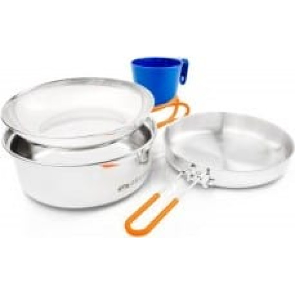 Gsi Outdoors Trauku komplekts Glacier Stainless 1 Person Mess Kit