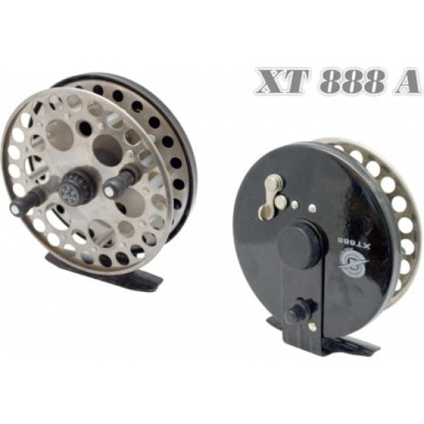 Fly Fishing Reel 4 3/4 Inch CNC Brushed Aluminium Pin Centrepin