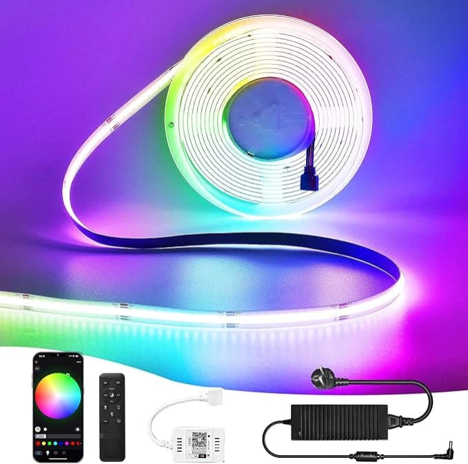 10 m gara viedā COB RGB