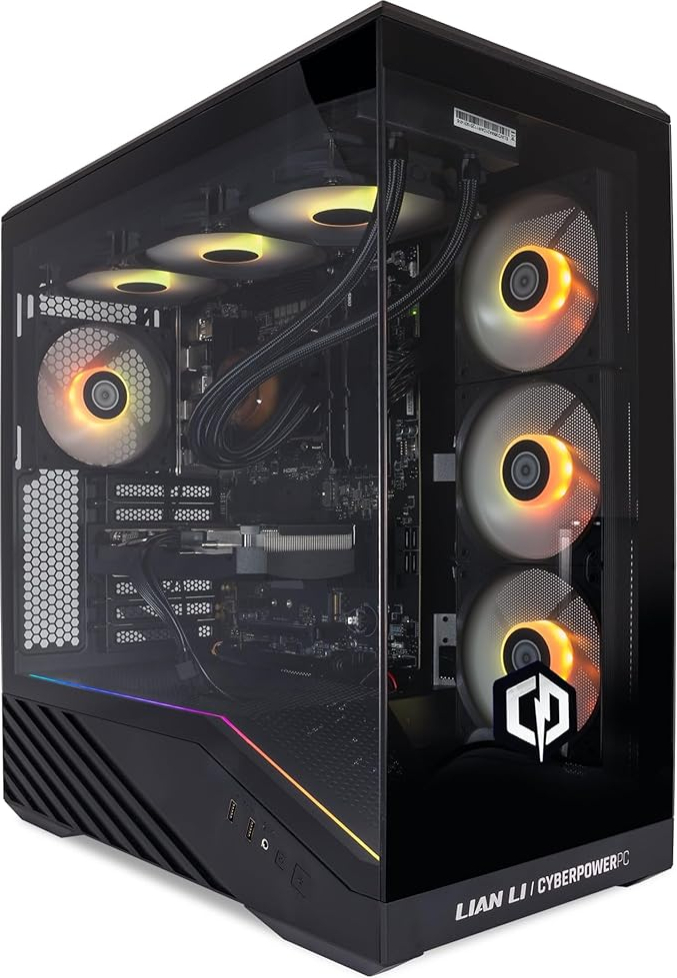 CYBERPOWERPC Luxe spēļu dators – Intel