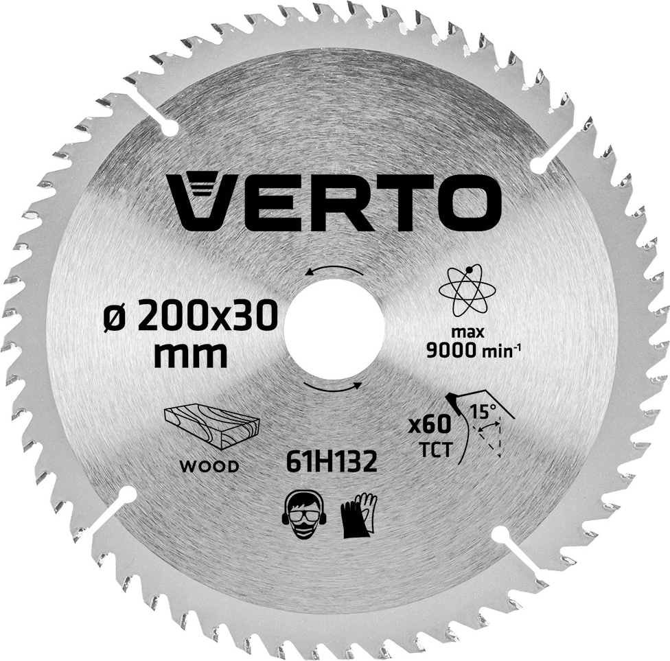 Verto Motorzāģa disks, ar karbīda zobiem
